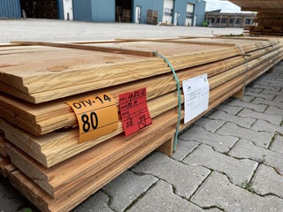 Ca. 58x Douglas zweeds rabat, 26x195mm, lengte 400cm